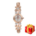 High Quality Flower Rhinestone Vogue Jewelry Women Wristwatch Gifts